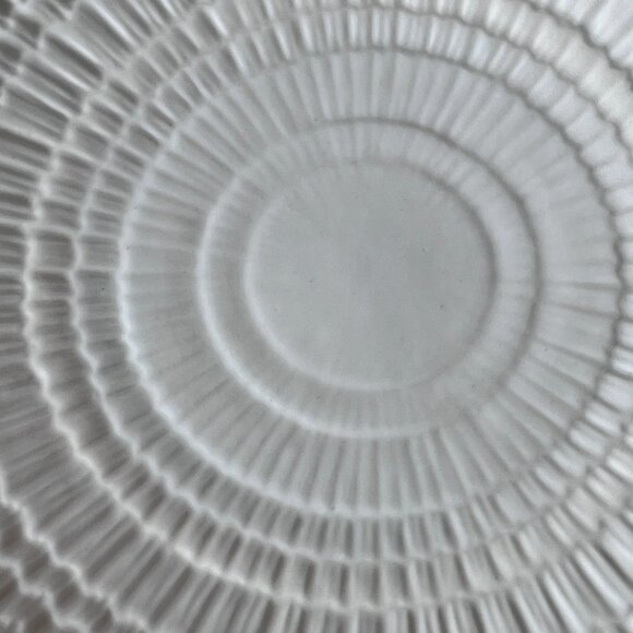 Belleek Limpet Yellow Cake Plate 5th Mark 1955-65 Ireland Vintage Mother's Day - Picture 4 of 7